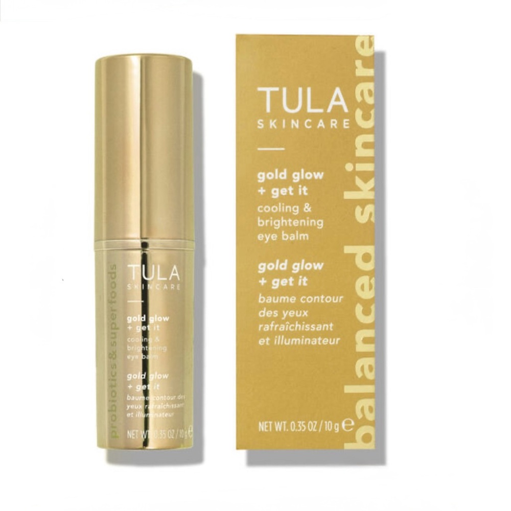 NEW Tula Critical Gold Glow + Get It Cooling & Brightening Eye Balm Full Size